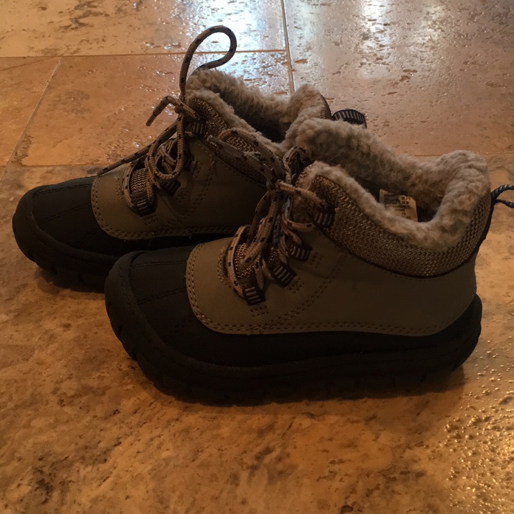 Little boy size 8 boots.